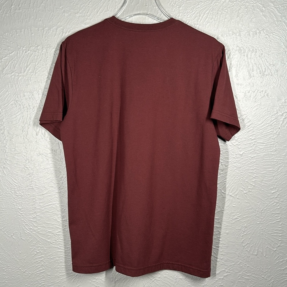 Faith Hope Love Glitter Daisy Burgundy Short Sleeve T-shirt Women's Size… - Picture 7 of 7